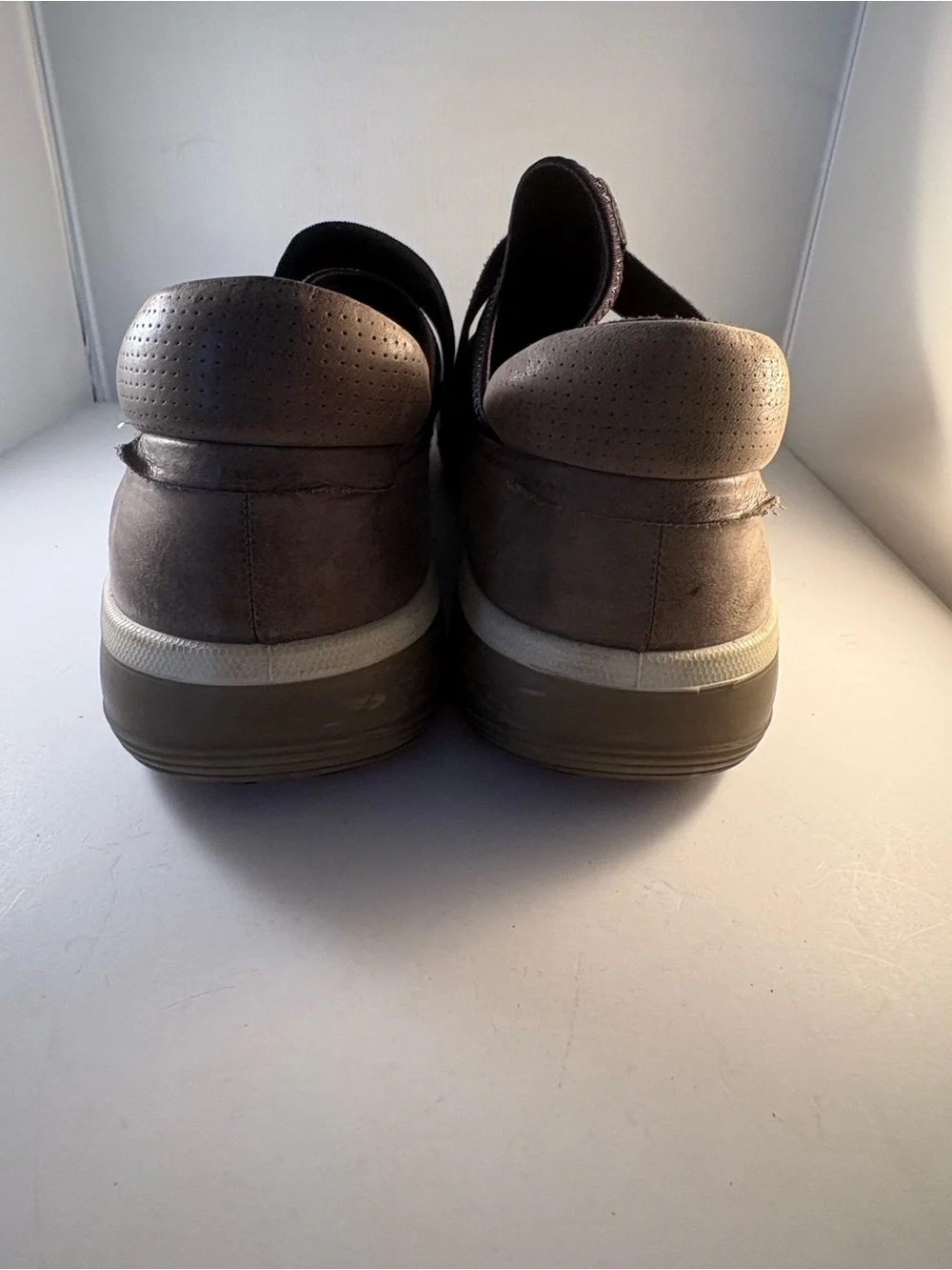 ECCO Men’s Intrinsic Slip On Sneaker Black Gray Size 11 -‎ 11.5 US / 45 Stretch